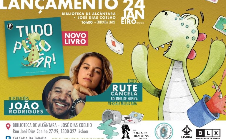 Imagem com a capa do livro e retratos dos autores.