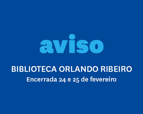 Imagem com as datas e nome da biblioteca.