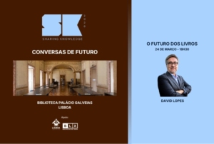 Imagem com o retrato do conferencista.