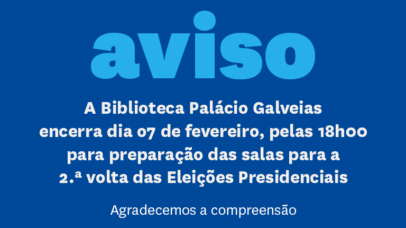 Imagem com texto do aviso
