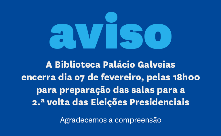 Imagem com texto do aviso