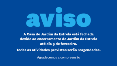 Imagem com o texto do aviso.