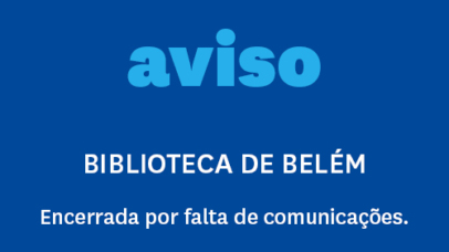 Imagem com texto do aviso