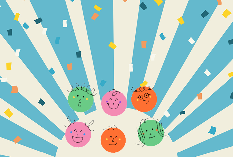 Imagem com ilustração infantil.