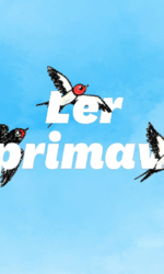 LerNaPrimavera_2026_site Imagem de uma ilustração com andorinhas.