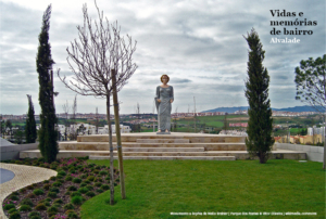 Imagem com foto parcial do Parque dos Poetas.