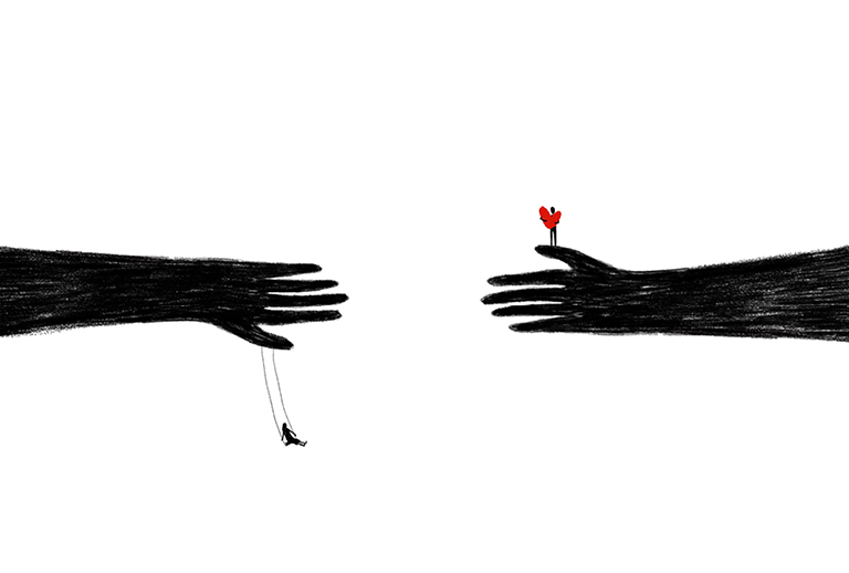 Imagem com ilustração de Marta Nunes.