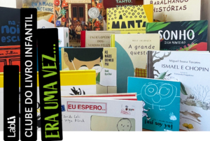 Imagem com diversas capas de livros para a infância.