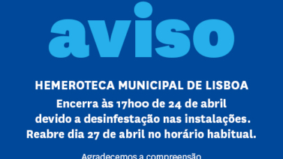 Imagem com o texto do aviso.