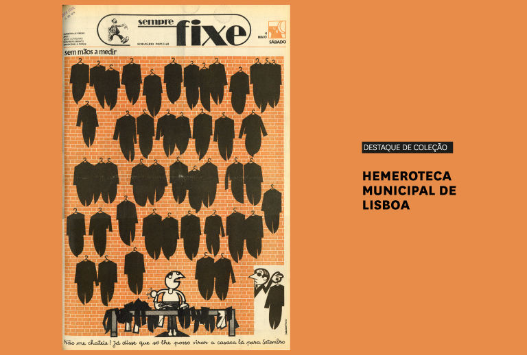 Imagem com uma das capas do 'Sempre fixe'.