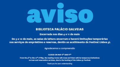 Imagem com o texto do aviso.