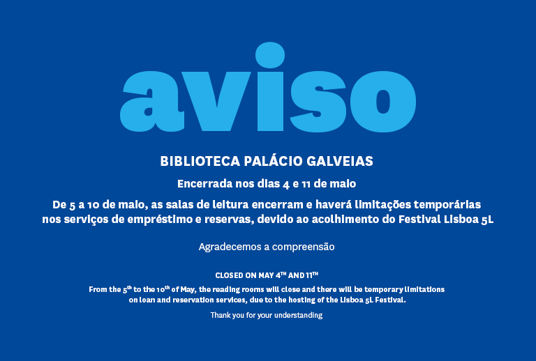 Imagem com o texto do aviso.