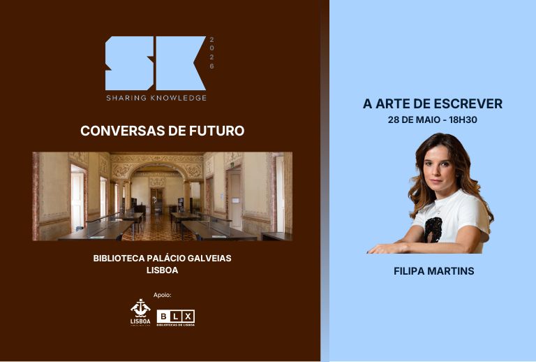 Imagem com o retrato da conferencista.