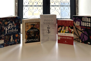 Imagem com capas de livros.