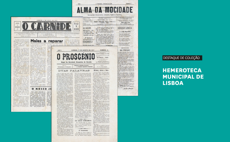 imagem com capas de jornais