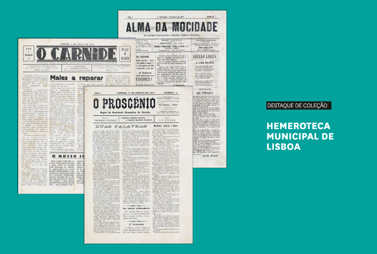 imagem com capas de jornais