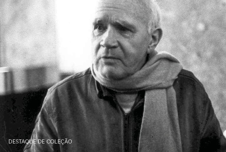 Imagem com o retrato do autor.